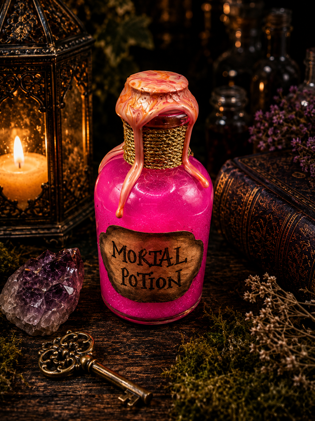 Handmade Mortal Potion Bottle - Disney Villain Inspired Gift | Hocus Pocus
