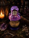 Handmade Cheshire Cat Potion Bottle - Wonderland Inspired Gift | Hocus Pocus