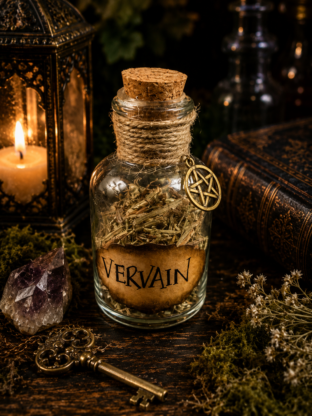 Handmade Vervain Jar - Witchcraft Apothecary | Hocus Pocus