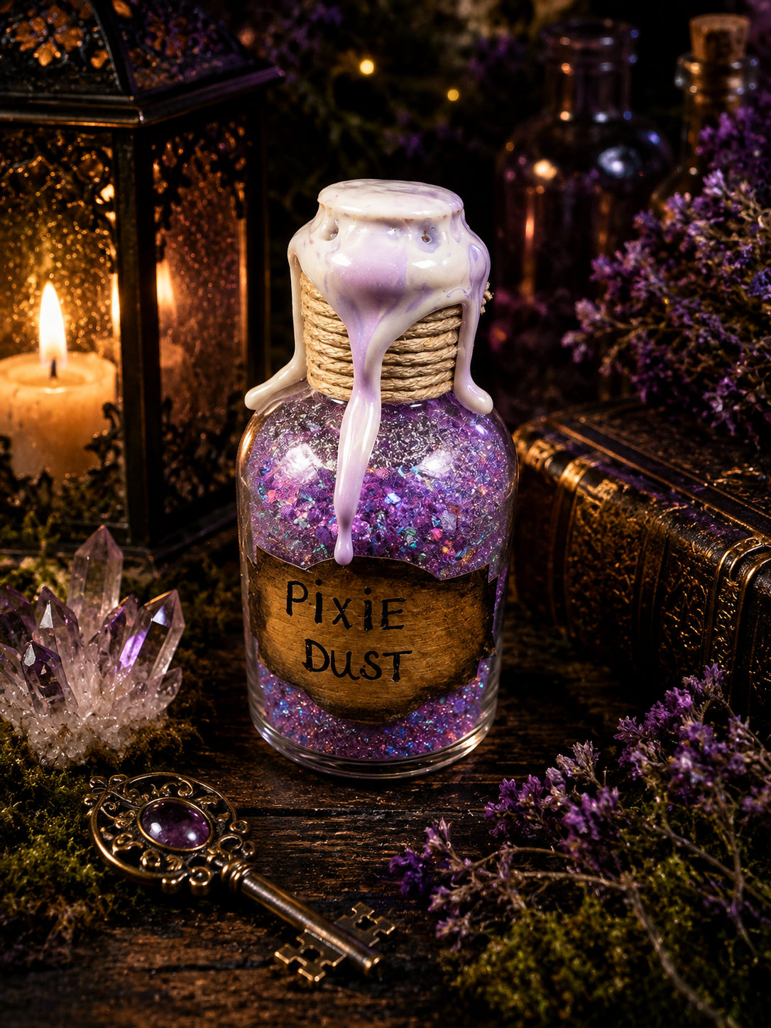 Handmade Pixie Dust Jar - Tinkerbell Inspired Gift | Hocus Pocus
