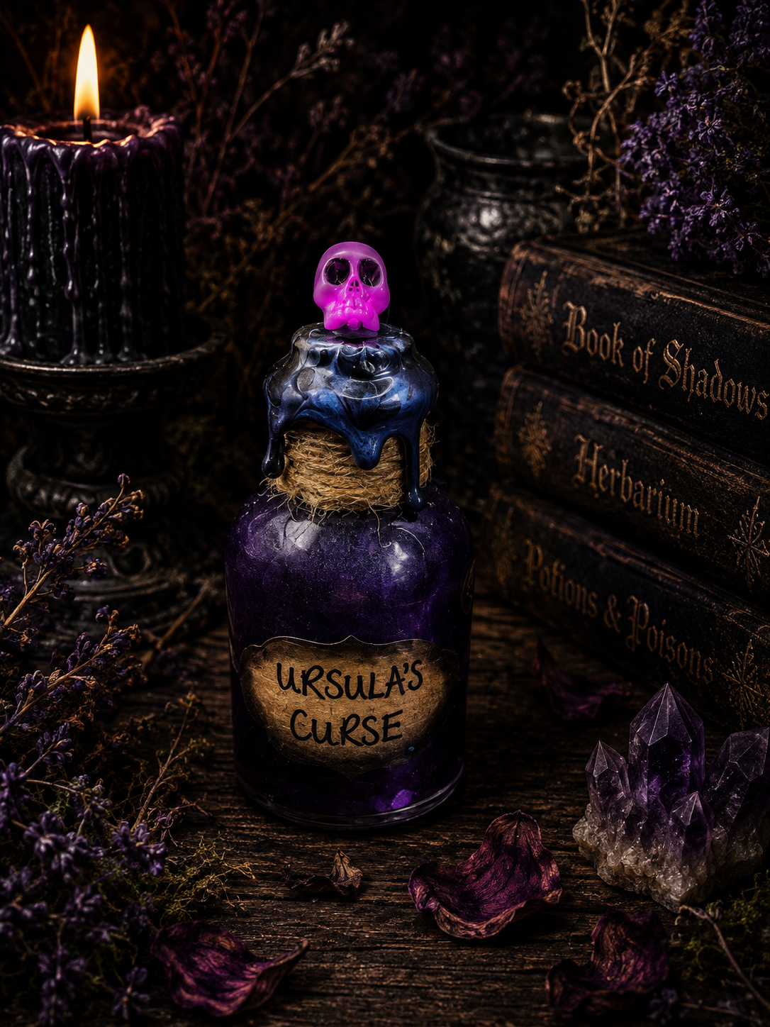 Handmade Ursula's Curse Potion Bottle - Disney Villain Inspired Gift | Hocus Pocus